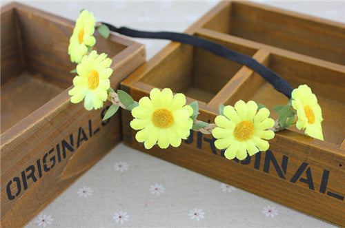 Boho Daisy Hair Bands for Women - Wreath Headbands