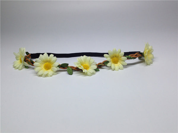 Boho Daisy Hair Bands for Women - Wreath Headbands