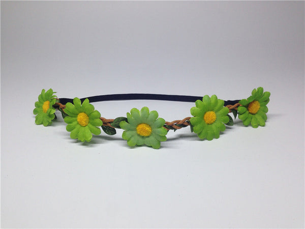 Boho Daisy Hair Bands for Women - Wreath Headbands