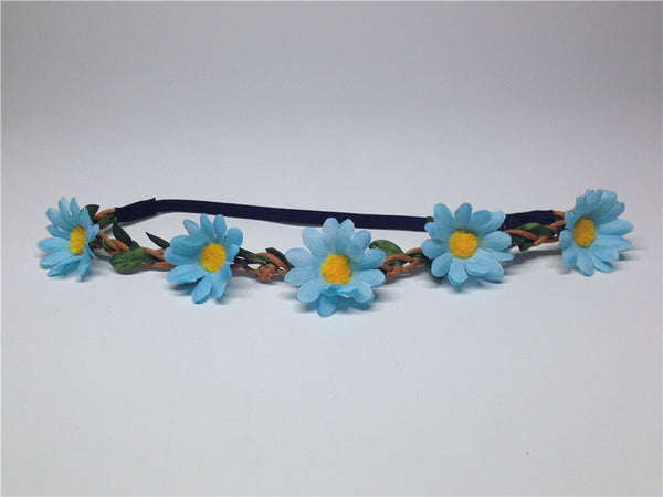 Boho Daisy Hair Bands for Women - Wreath Headbands