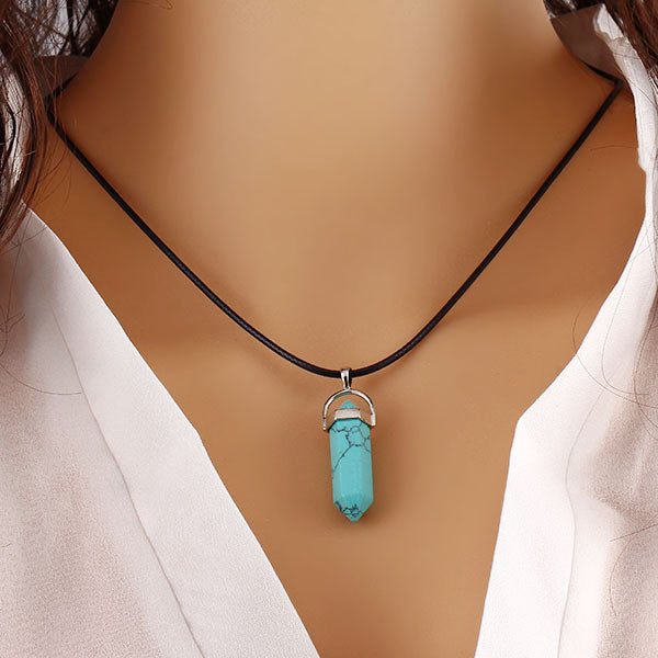 FREE Chakra Pendant Necklace. Natural Stone Reiki