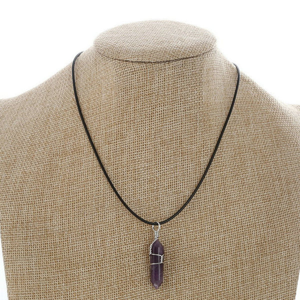 FREE Chakra Pendant Necklace. Natural Stone Reiki