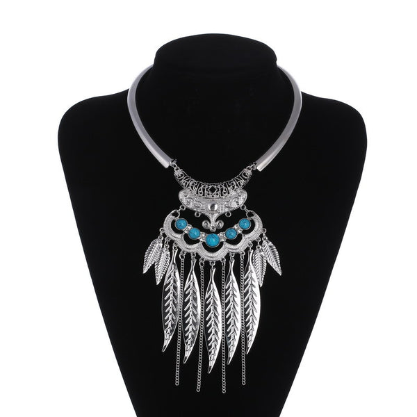 FREE Vintage Silver Boho Necklace
